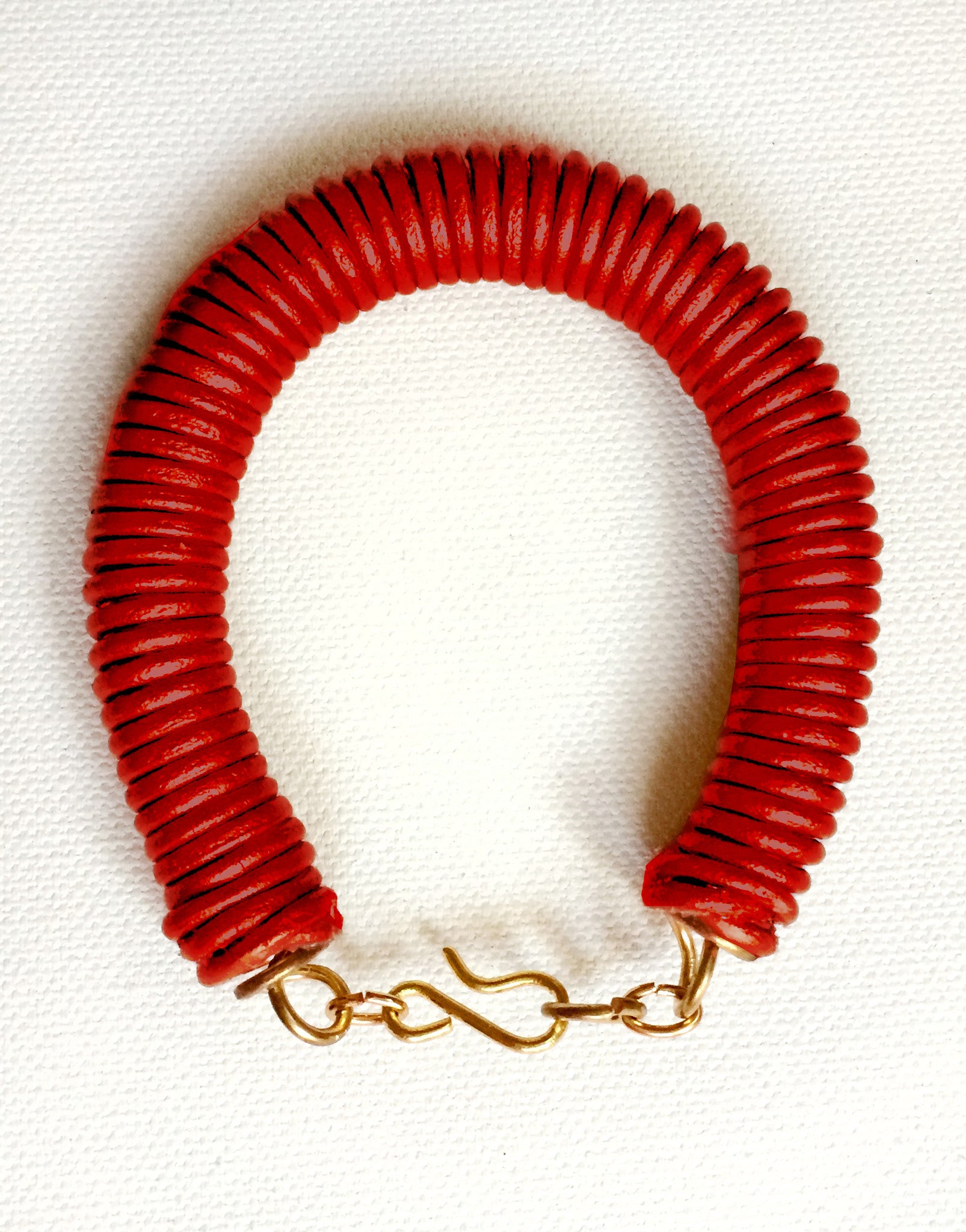 Red Super Coil Bracelet