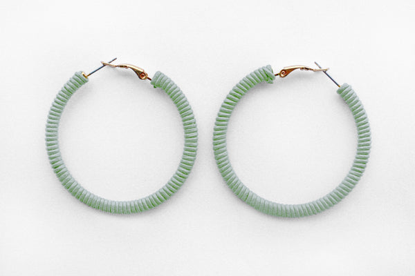 Small Mint Hoops