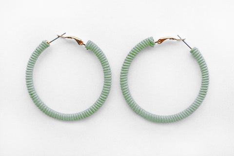 Small Mint Hoops