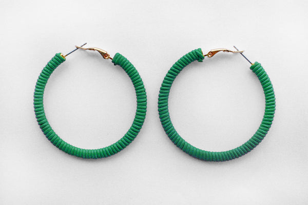 Small Green Hoops